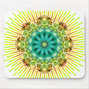 Mandala gelb grün Erstellen Sie Ihren eigenen Hi Mousepad
