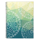 Mandala-gelber Sondertext Notizblock (Vorderseite)