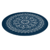 Mandala gemacht von den Seashells Schneidebrett (Ecke)