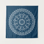 Mandala gemacht von den Seashells Wandteppich (Vorderseite)