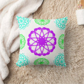 Mandala Gemustert Cushion Kissen (Decke)