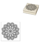 Mandala Geometric Design Gummistempel (Stempel)