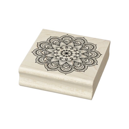 Mandala Geometric Design Gummistempel (Stempel)