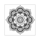Mandala Geometric Design Gummistempel (Prägung)