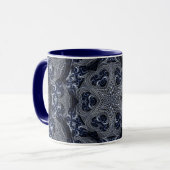 Mandala Geometric Rosette Star Retro Hippie Tasse (Vorderseite Links)