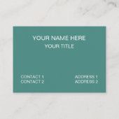 Mandala Geometric Visitenkarte (Rückseite)