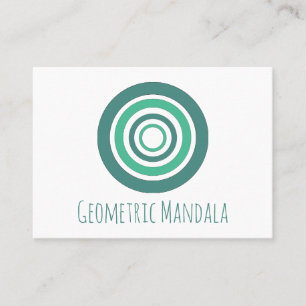 Mandala Geometrisch Visitenkarte