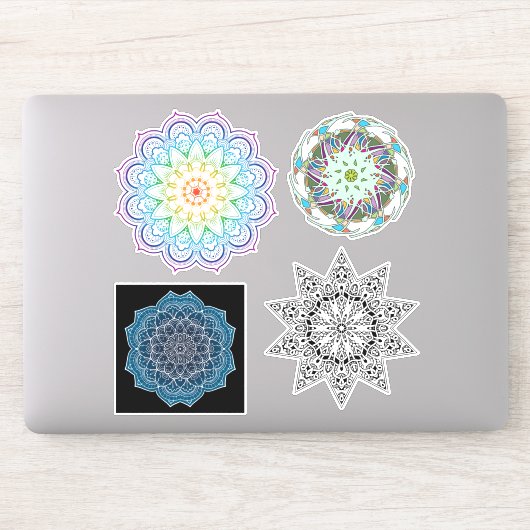 Mandala geometrische Stickers Aufkleber (Computer)