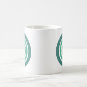 Mandala-Geometrisches Muster Kaffeetasse (Mittel)
