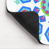 mandala geometrisches Muster Mousepad (Ecke)