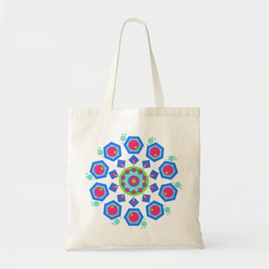 mandala geometrisches Muster Tragetasche (Vorne)