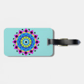 Mandala Gepäckanhänger (Rückseite horizontal)