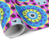 Mandala Geschenkpapier (Rolleneckpunkt)