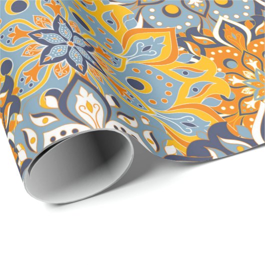 Mandala Geschenkpapier (Rolleneckpunkt)