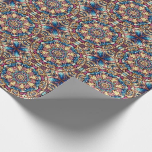 Mandala Geschenkpapier (Ecke)