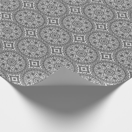 Mandala Geschenkpapier (Ecke)