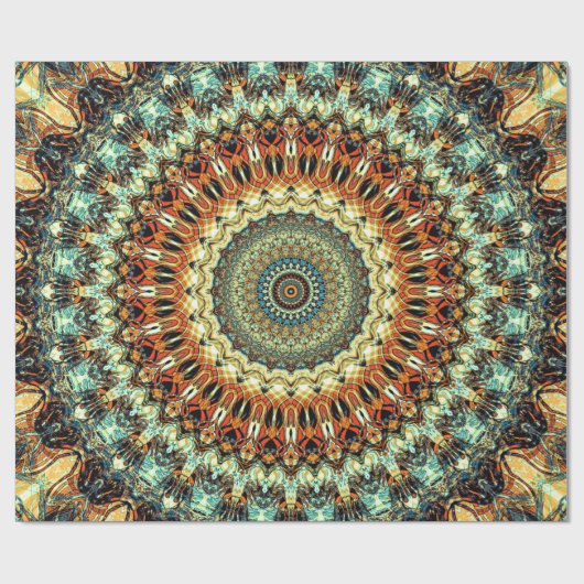 Mandala Geschenkpapier (Flach)