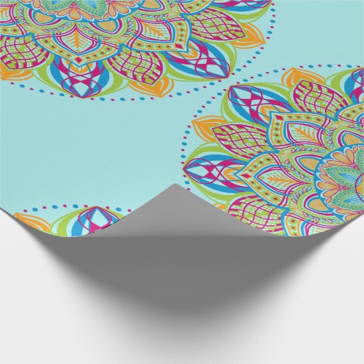 Mandala Geschenkpapier (Ecke)