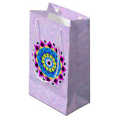 Mandala Geschenktasche Kleine Geschenktüte (Vorderseite Schrägansicht)