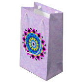 Mandala Geschenktasche Kleine Geschenktüte (Rückseite Schrägansicht)