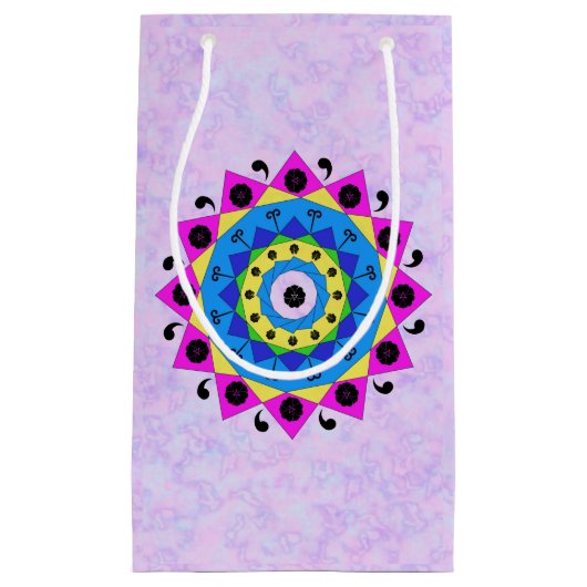 Mandala Geschenktasche Kleine Geschenktüte (Vorderseite)