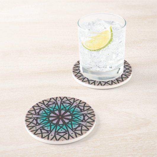 Mandala Getränkeuntersetzer (Seite)