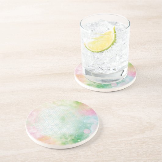 Mandala Getränkeuntersetzer (Seite)