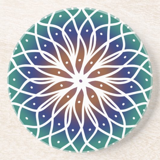 Mandala Getränkeuntersetzer (Vorne)