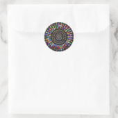 Mandala Gifts Runder Aufkleber (Tasche)
