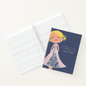 Mandala Girl schreibt meiner Enkelin Memory Notizblock (Innenseite)