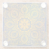 Mandala Glasuntersetzer (Rückseite)