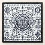 Mandala Glasuntersetzer (Vorderseite)