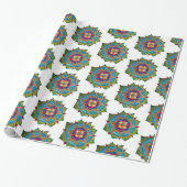 Mandala Glossy Wrapping Paper Geschenkpapier (Ungerollt)