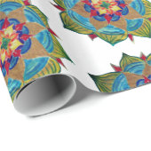 Mandala Glossy Wrapping Paper Geschenkpapier (Rolleneckpunkt)