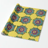 Mandala Glossy Wrapping Paper Geschenkpapier (Ungerollt)