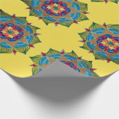 Mandala Glossy Wrapping Paper Geschenkpapier (Ecke)