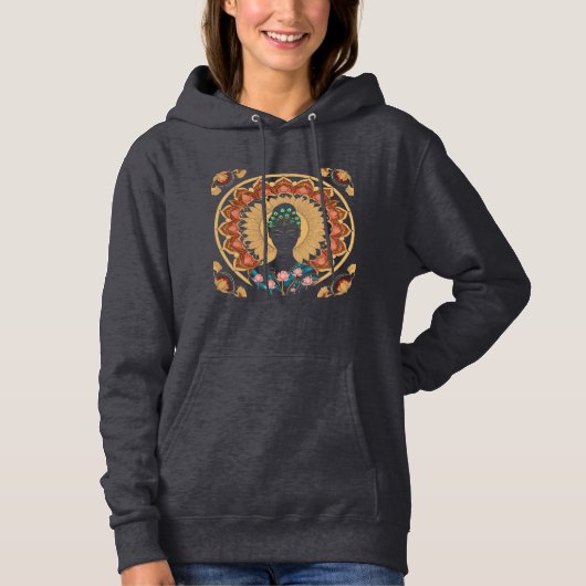 Mandala Goddess - im Power wurzelt Hoodie (Vorderseite)