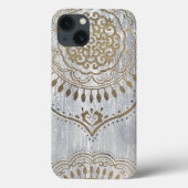 Mandala Gold Design Case-Mate iPhone Hülle (Rückseite)