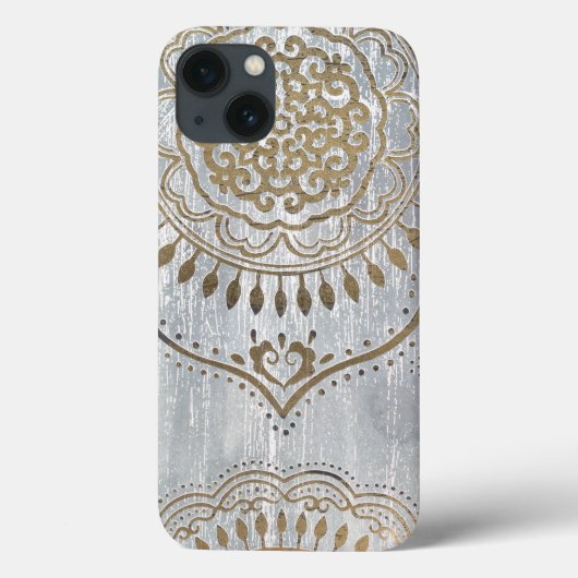 Mandala Gold Design Case-Mate iPhone Hülle (Rückseite)