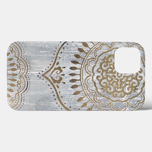 Mandala Gold Design Case-Mate iPhone Hülle (Rückseite (Horizontal))