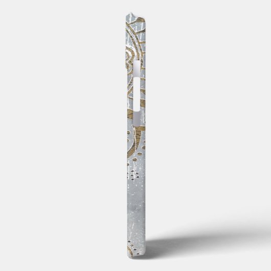 Mandala Gold Design Case-Mate iPhone Hülle (Rückseite / Links)