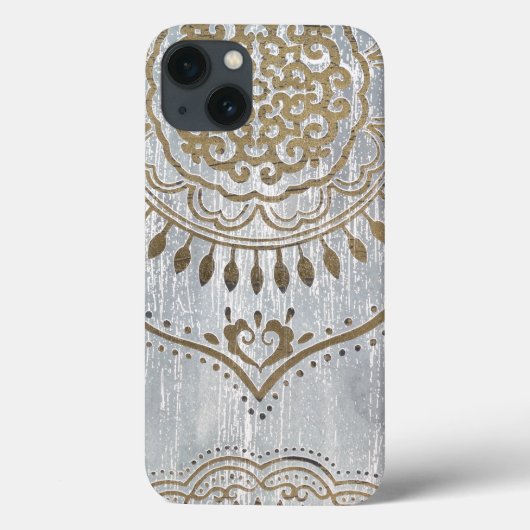 Mandala Gold Design Case-Mate iPhone Hülle (Rückseite)