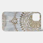 Mandala Gold Design Case-Mate iPhone Hülle (Rückseite (Horizontal))