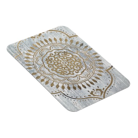 Mandala Gold Design Magnet (Rechte Seite)