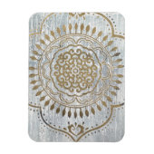 Mandala Gold Design Magnet (Vertikal)