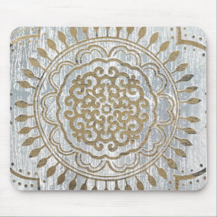 Mandala Gold Design Mousepad