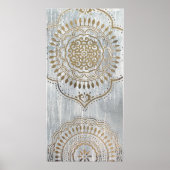 Mandala Gold Design Poster (Vorne)