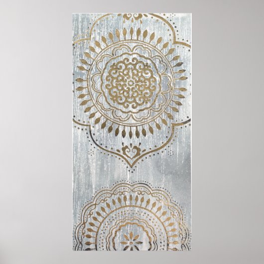 Mandala Gold Design Poster (Vorne)