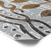 Mandala Gold Design Poster (Ecke)