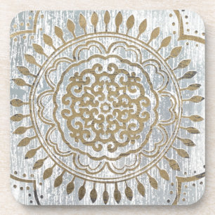 Mandala Gold Design Untersetzer